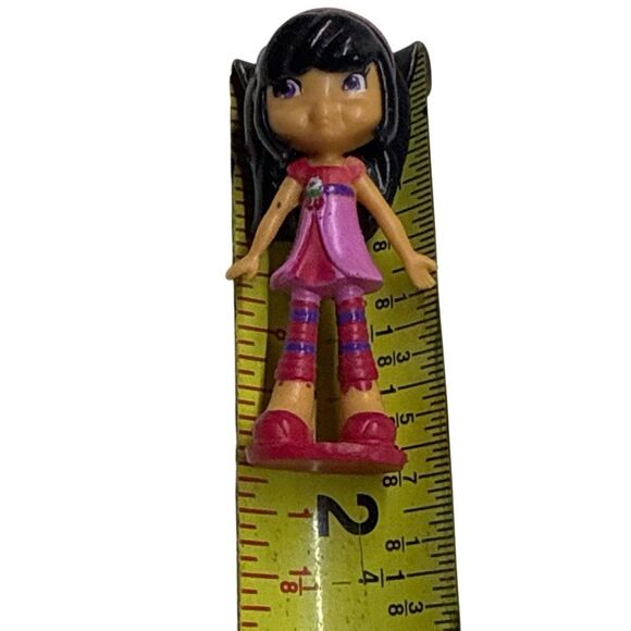 Lot Of 5 Strawberry Shortcake Deluxe Multicolor Cake Topper Figure Set 1 3/4" - Picture 2 of 14